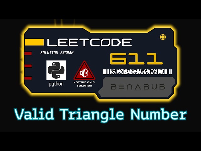 Valid Triangle Number — LeetCode #611 | Python Algorithm Visualization