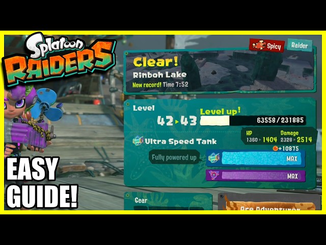 Splatoon Raiders | Rinboh Lake SPICY RAID Easy Guide