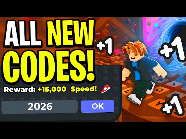 *NEW* ALL WORKING CODES FOR +1 SPEED KEYBOARD ESCAPE 2026! ROBLOX +1 SPEED KEYBOARD ESCAPE CODES
