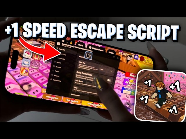 +1 SPEED KEYBOARD ESCAPE SCRIPT ⌨️ | KEYLESS with Auto Win, Auto Speed, Auto Rebirth, & More!