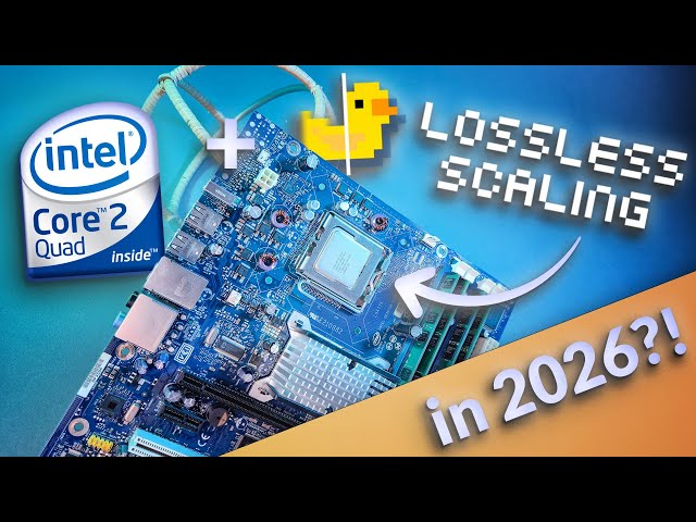 Can Lossless Scaling Save This Intel CPU From 2007? (Gaming on Core 2 Quad in 2026)