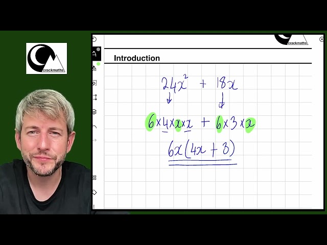 Factorising into a Single Bracket: Tutorial for Foundation GCSE Maths - Explained with Care