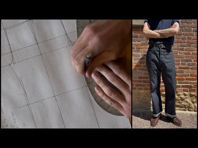 How I Draft a Selvedge Denim Jean Pattern