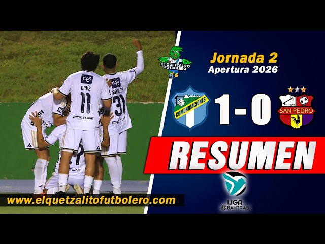 CREMA VICTORY WITH 9 PLAYERS / Comunicaciones 1 vs San Pedro 0 - Matchday 2 - Apertura 2026