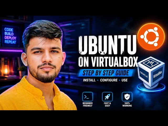 Install Ubuntu in VirtualBox Easily | Complete Tutorial for Beginners | Step by Step Guide 2026 |
