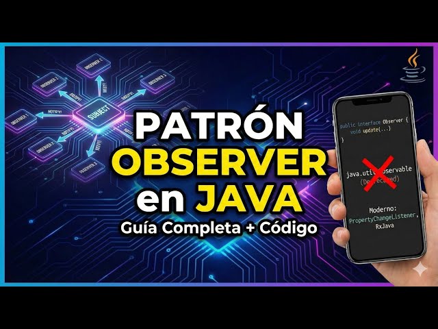 Aprende el Patrón Observer en Java en Solo 20 Minutos