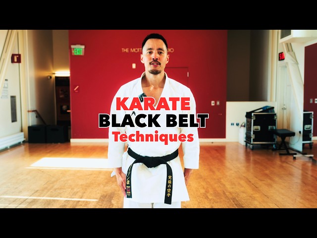 4 KARATE TECHNIQUES YOU MUST KNOW FOR BLACK BELT LEVEL 🥋