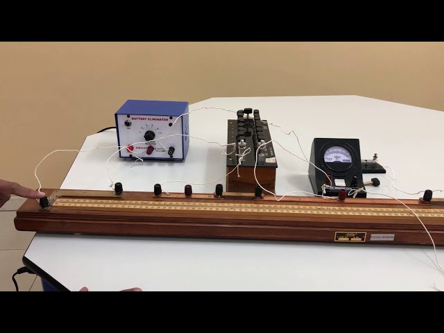 METRE BRIDGE:TO FIND RESISTANCE AND SPECIFIC RESISTANCE OF GIVEN WIRE ;PRAKASH & MINI