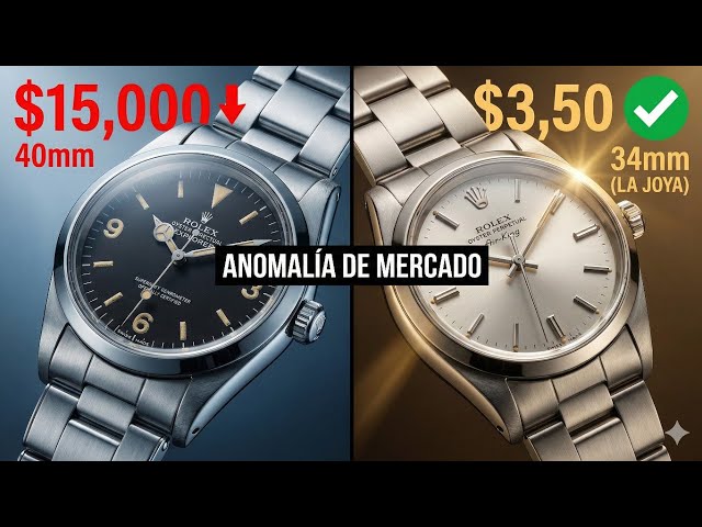 ¿Por qué el tamaño en Rolex es un error de mercado? 34MM