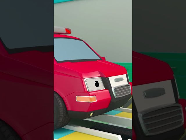 Fixing the Car with a Red Band-Aid! 🩹 #Colors