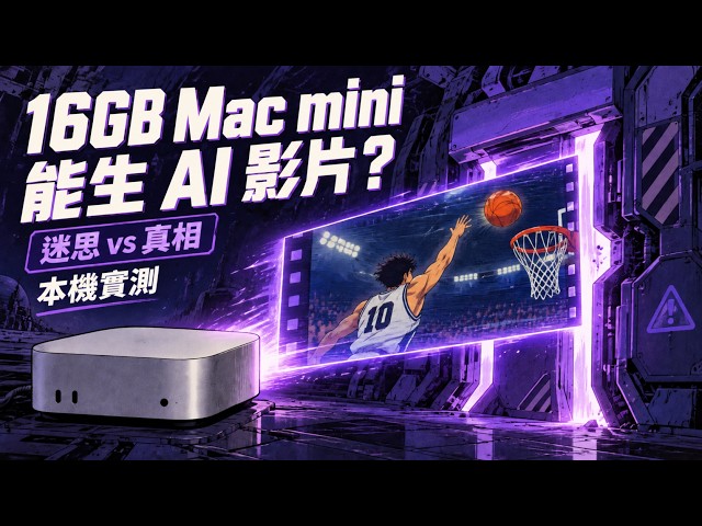 迷思 vs 真相：16GB Mac mini 能生 AI 影片？
