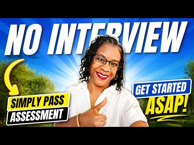 No Interview Stress! Begin Working Online ASAP + Global WFH 