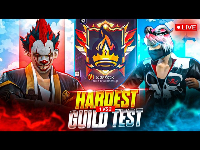 FREE FIRE LIVE GIVEAWAY CUSTOM ROOMS FF LIVE GIVEAWAY & GUILD TEST FREE FIRE LIVE GUILD TESTING