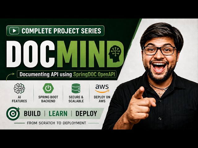 Build DocMind AI Project from Scratch using Spring Boot 🚀 API Documentation using SpringDoc OpenAPI