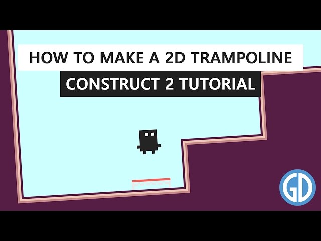 How to Make a 2D Trampoline - construct 2 Tutorial