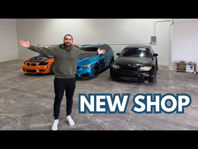 I GOT THE NEW SHOP OF MY DREAMS! SHOP TOUR + CAR TOUR!