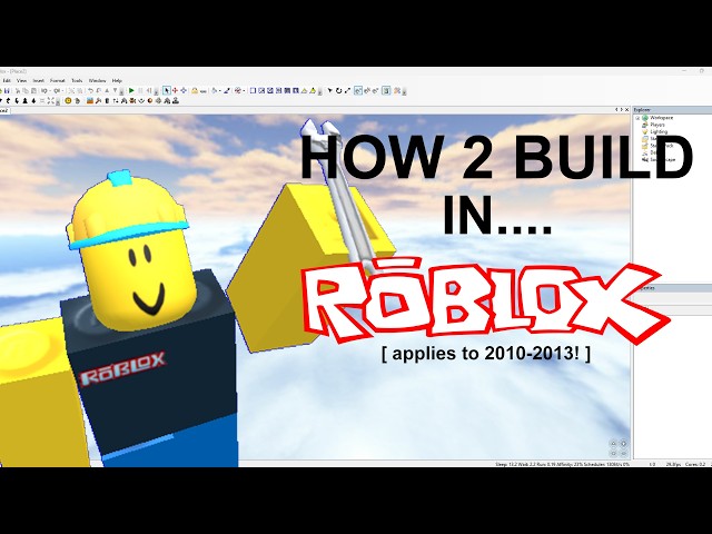 Retro Roblox Tutorials! | Simple Building Tutorial!