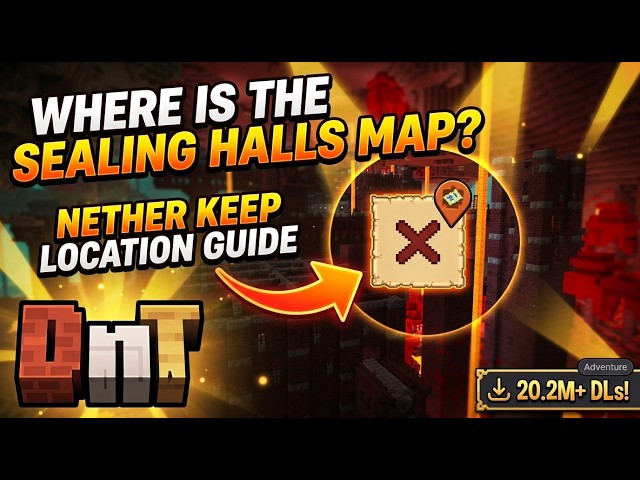 Sealing Halls Map Location! - Nether Keep Guide to Exploration! - Dungeons and Taverns -