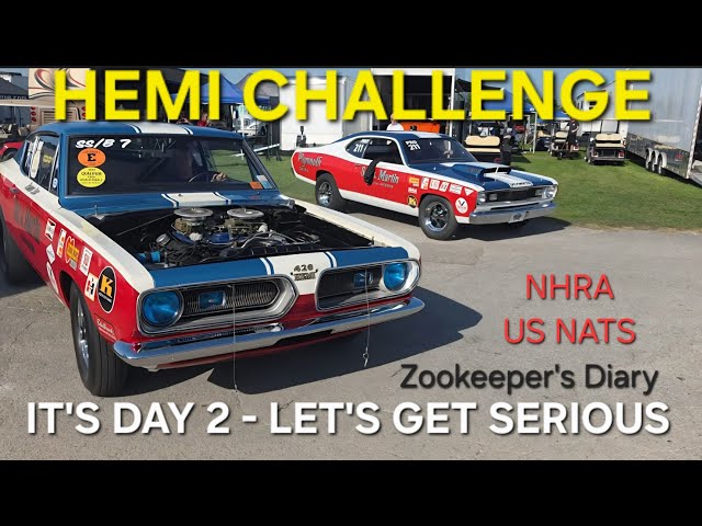 HEMI CHALLENGE DAY 2 Before the WAR NHRA US NATIONALS 2026 Sox & Martin Drivers DODGE PLYMOUTH MOPAR