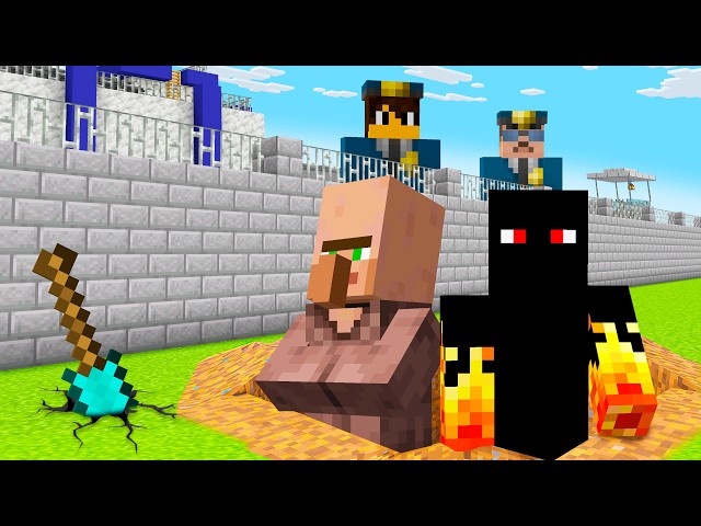 I Survived 100 Days in PRISON in Minecraft