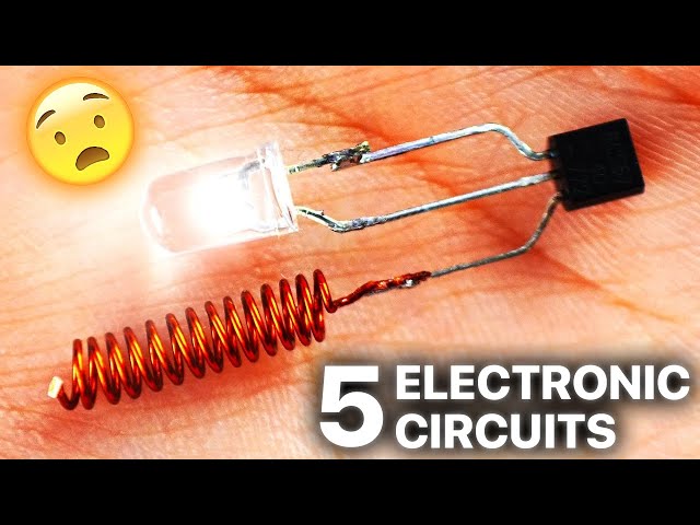 Top 5 Simple Electronic circuits projects(BC547)