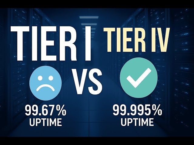 Data Center Tiers Explained: Tier I to Tier IV in 2 Minutes