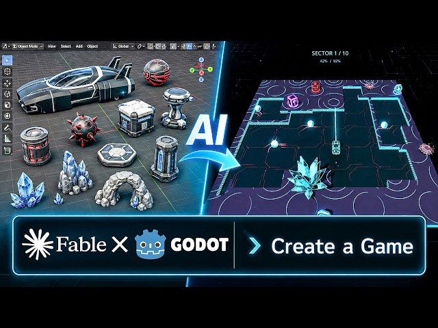 Claude Fable 5 Took Over Godot and Rebuilt My Childhood 3D Game
