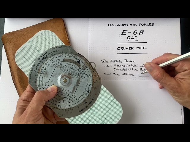 The Rare Brass E-6B : U.S. Army Air Forces, Cruver Mfg. (1942)