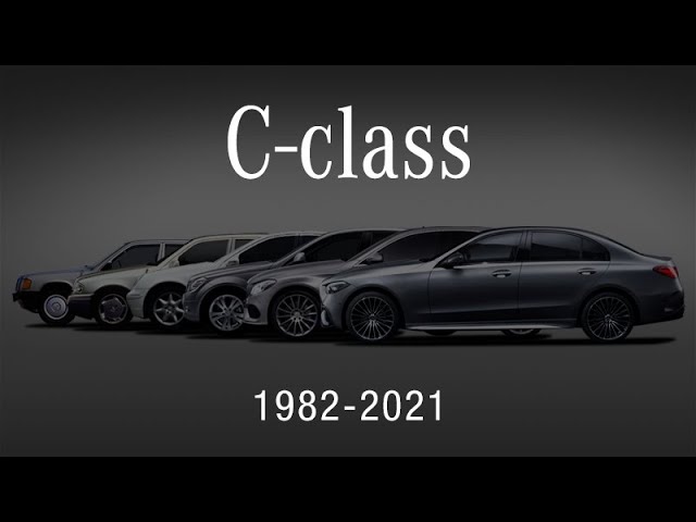 Mercedes-Benz C-Class Evolution (from 1982 to 2021)