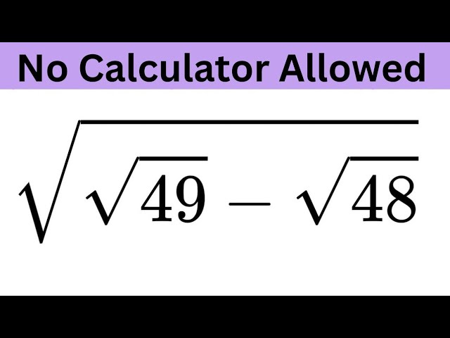 Nice Math Trick Question | Math Olympiad