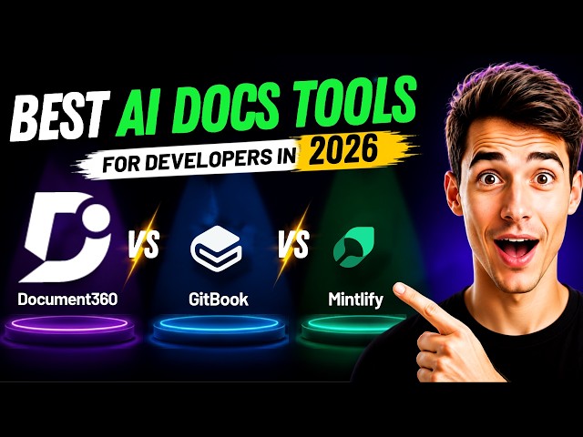 Best AI Documentation Tools for Developers in 2026 - Mintlify vs GitBook vs Document360