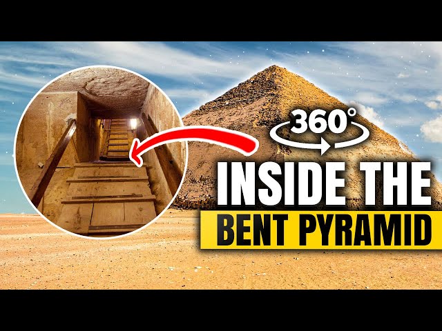 Virtual Guide to The Bent Pyramid 4K 360° VR, Go Inside Immersive Virtual Reality Experience