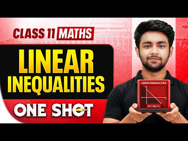 Linear Inequalities Class 11 One Shot 🔥 | Complete Chapter | Maths Chapter 5 by Uday Sir