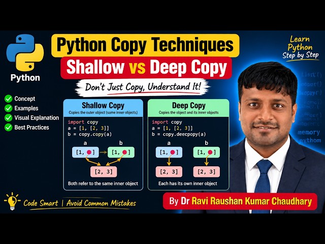 Python Copy Techniques Shallow vs Deep