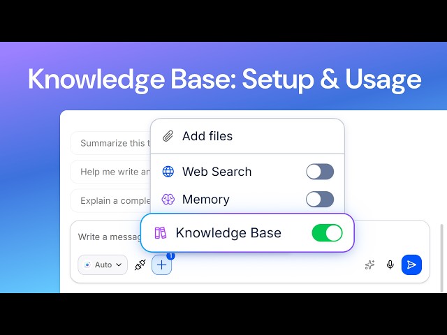How to Build an AI Knowledge Base to Summarize Your Docs