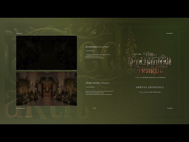 Wedding Entrance Design & Spatial Experience | The Enchanted Heart