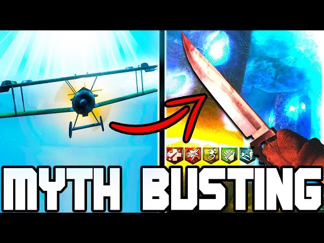 Can you MELEE the ORIGINS FIRE PLANE?? // BLACK OPS 4 ZOMBIES // MYTH BUSTING MONDAYS #57