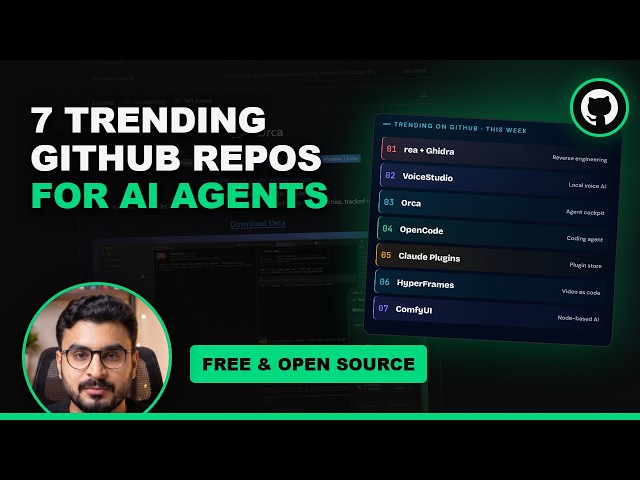 7 GitHub Repos Trending This Week (Built for AI Agents)