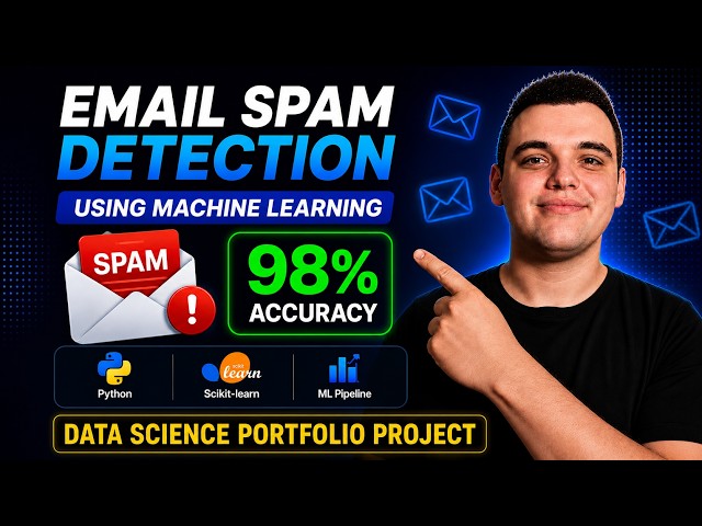 Email Spam Detection Using Machine Learning - Full Data Science Project (98% Accuracy)