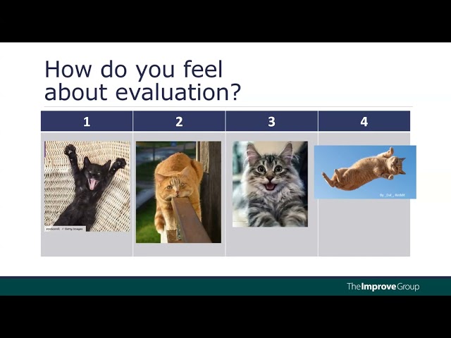 Evaluation Workshop 3: Planning an evaluation to meet your needs