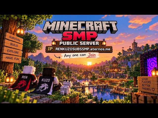 MINECRAFT LIVE 🔥 ANYONE CAN JOIN! | BEDWARS With SUBSCRIBERS  | RENKUZO