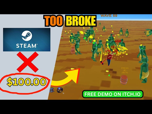 I Made a Game with $0, But Steam Rejected Me