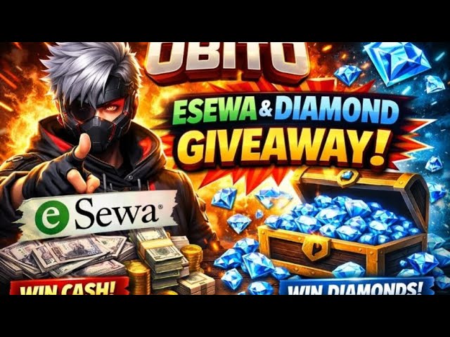 unlimited daimond giveaway in Bangladesh server and Nepal 🔥 [Live streaming of Obito