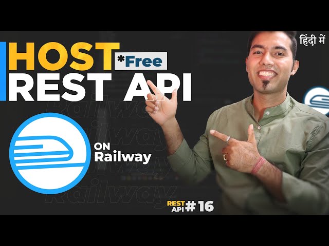 #16: Host REST API Live for Free 🔥