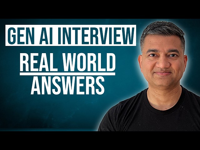 AWS Gen AI Interview Questions