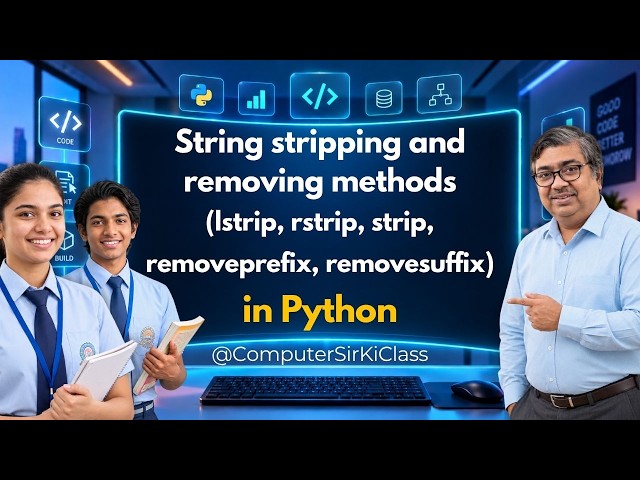 Python String strip and remove | strip, lstrip, rstrip, removeprefix & removesuffix