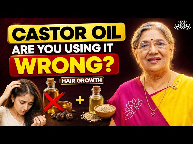 How To Use Castor Oil For EXTREME Hair Growth? | Dr. Hansaji