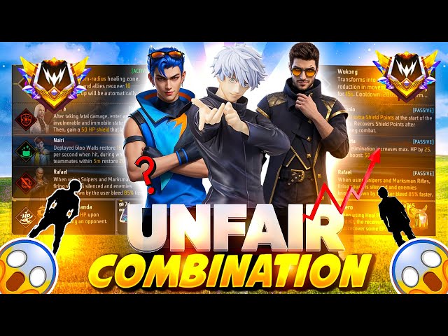 UNFAIR COMBO 🔥💀2026 ( SEASON 53 ) | best character skill for cs rank | Cs rank best character skill