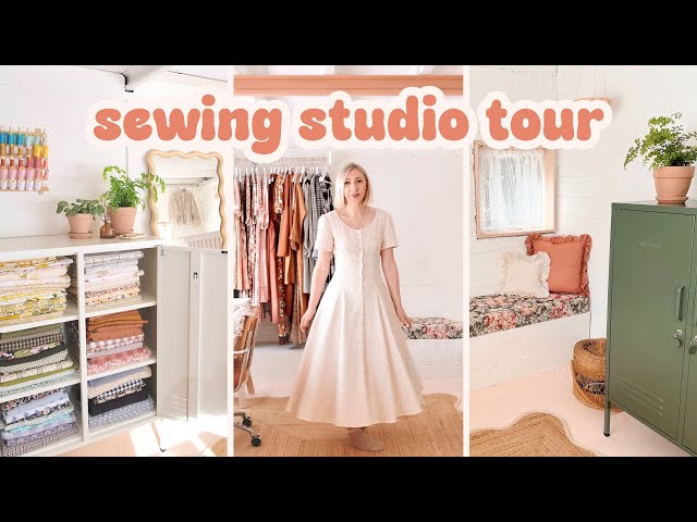 My DREAM Sewing Space! | FULL SEWING STUDIO TOUR ✂️