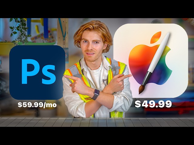 Apple's NEW Adobe Competitor vs Photoshop!